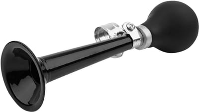 Dailygoods- Fietshoorn Duurzaam - Luchthoorn 2,2 Inch - Rubber/IJzer - Eenvoudig Te Monteren - Elegante Geluid - Geschikt Voor Fietsen