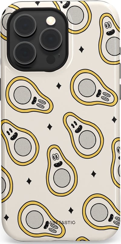 Casetastic Hoesje Geschikt voor Apple iPhone 15 Pro Max Magsafe - Stijlvolle Beschermende Duo-layer Case - Vegycado