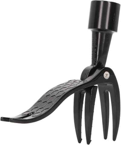 Onkruidverwijderaar Handmatig - Worteltrekker Tuin - Onkruid Vrij Houden - 5 Klauwen Verwijderen - 13 cm - Zilver