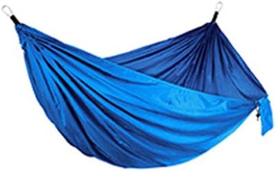 Outdoor Hangmat - Reishangmat Draagbaar - Kamperen Wandelen - Lichtgewicht Nylon Stof - 270 x 140 cm - Koningsblauw