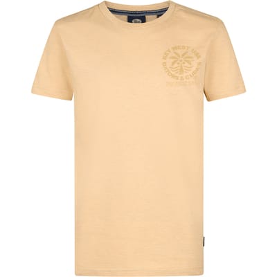 Petrol Industries - Jongens Logo T-shirt Anchor - Geel