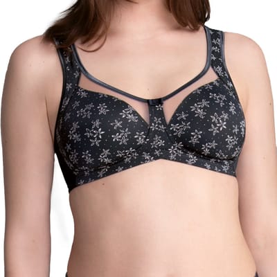 Anita Comfort Clara Art Bh zonder Beugel 5854 408 Antraciet - maat EU 75B / FR 90B