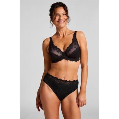 Hunkemöller Dames Lingerie Slip Diva - Zwart - maat S