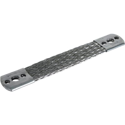 Dehn Al 50mm Overbruggingsvlecht met bevestigingsboringen L180 B10.5 B6.5 - 377045