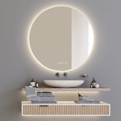 Lumoire® Badkamerspiegel Met Verlichting - Wandspiegel – 100CM - Rond