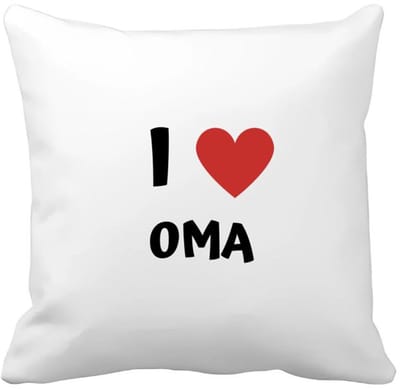 Akyol - i love oma Kussen hoes - Oma - de liefste oma - verjaardag - cadeautje voor oma - oma artikelen - kado - geschenk - 40 bij 40 cm