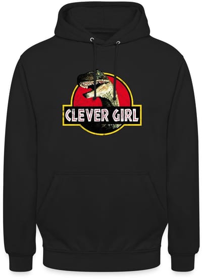 Jurassic World Raptor Clever Girl Hoodie Unisex