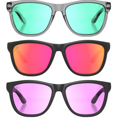 MowMow 3-pack Zonnebril - Gepolariseerd - Heren - Dames - ZEUS collection