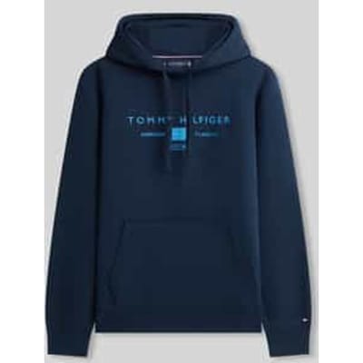 regular fit hoodie met logoprint