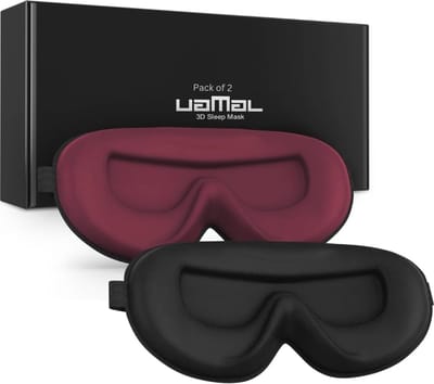 Ergonomisch 100% Verduisterend Slaapmasker - Comfortabel Oogmasker voor Degenen die Diepe Slaap Verlangen