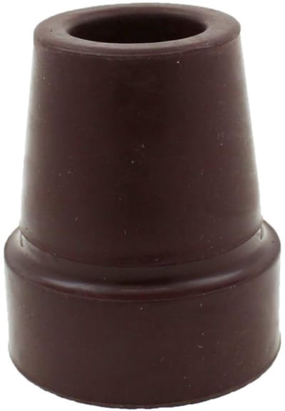 Rubber Ferrules Set van 4 - Bruine Natuurlijke Rubber