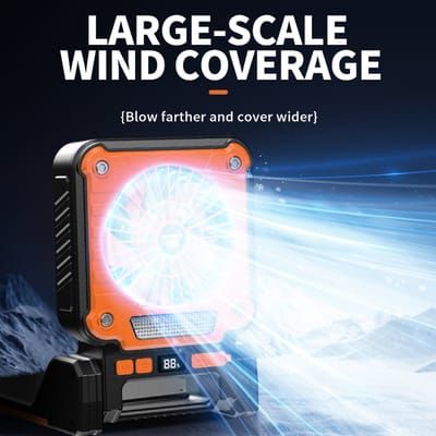 Outdoor Solar Fan Light 8-uurs batterij Opvouwbare tentlantaarn Draagbare multifunctionele campinglamp Grensoverschrijdend Nieuw