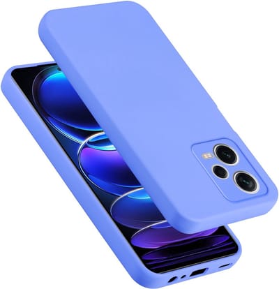 Cadorabo Hoesje geschikt voor Redmi Note 12 Pro Plus 5G in LIQUID LICHT PAARS - Beschermhoes gemaakt van flexibel TPU silicone Case Cover