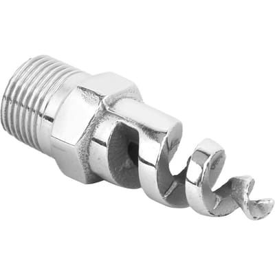 Spiraalmondstuk SPJT 316L Roestvrij Staal Mannelijke Draad Anti-Verstopping Bewateringsaccessoires(G1 gray