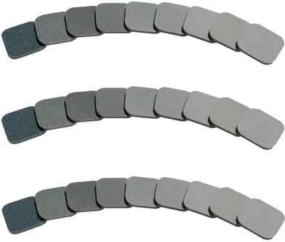27-delige Set Schuurpads Fijne Korrels 320-3500 voor Polijsten Kunststof en Acryl