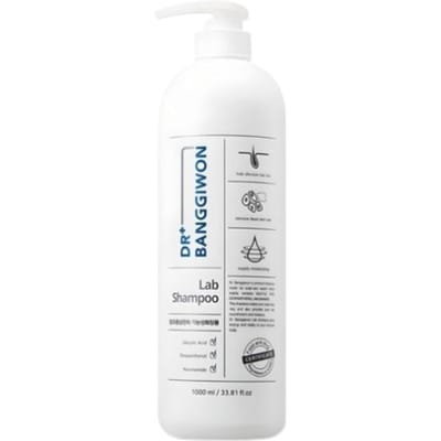 Dr.Banggiwon Lab Shampoo 1L | Koreaanse Shampoo voor Haaruitval, Hoofdhuidverzorging & pH-Gebalanceerde Formule 1L, white