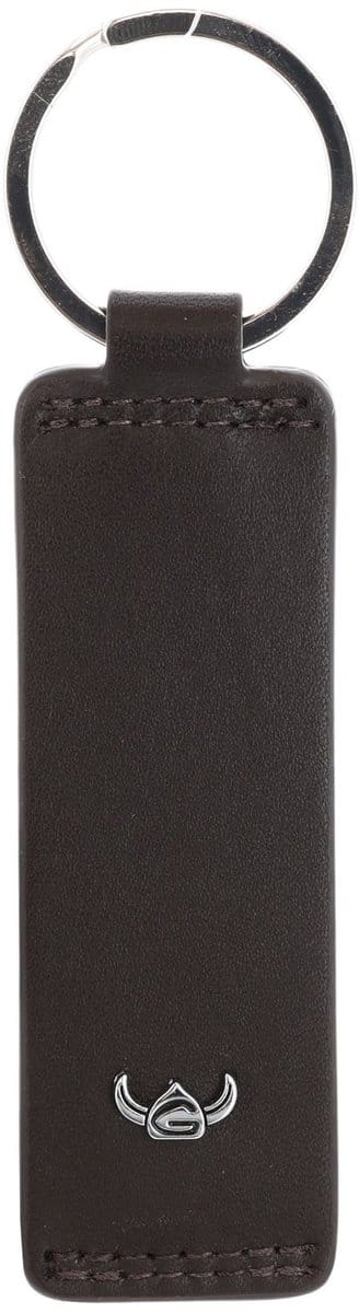 Golden Head Leren sleutelhanger Polo Schlüsselanhänger 5157 Dunkelbraun donkerbruin