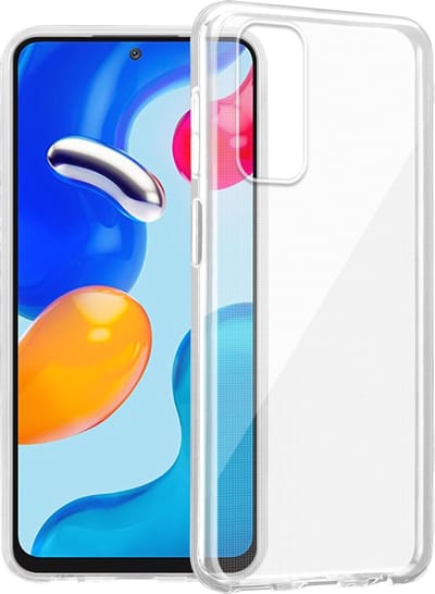 Cadorabo Hoesje geschikt voor Xiaomi RedMi NOTE 11 4G / 11S 4G in VOLLEDIG TRANSPARANT - Beschermhoes gemaakt van flexibel TPU Silicone Case Cover