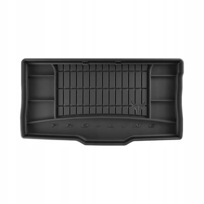FROGUM TPE Kofferbakmat & Autovloermatten Set – FIAT Panda III Hatchback vanaf 2012 – Zwart – Geurloos – Perfecte Pasvorm