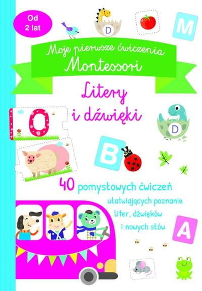 Wydawnictwo Olesiejuk - Montessori Boek - Letters en Geluiden - 2+