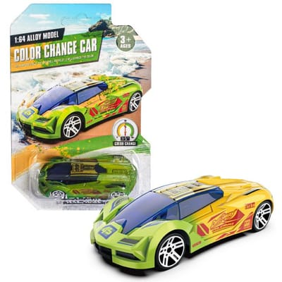 1:64 Kleurverandering Legering Auto Speelgoed Voor Kinderen Temperatuurgevoelig Inertieel Terugtrekken Mini Raceauto Model Voor Jongens Kinderen Cadeaus