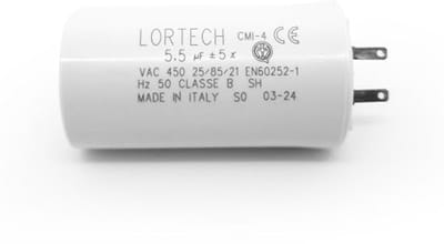 Condensator 5,5 μF voor rolluiken – motorkoppel 20 Nm – gemaakt in Italië