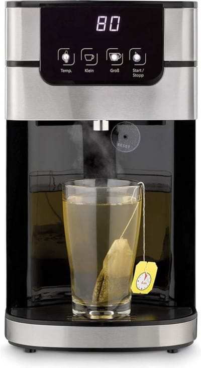 Luxe Heetwaterdispenser – Instant Waterkoker – Heetwatertap – Theemachine – Eenvoudige Bediening – Display – Zilver