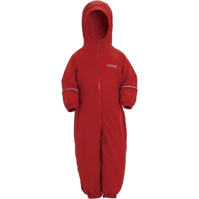 Het Regatta Splosh III outdoor regenpak - regenpak - kinderen - waterdicht - ademend - rood