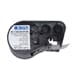 Brady MC1-1000-595-WT-BK tape vinyl | zwart op wit | 25,4mm x 7,62m