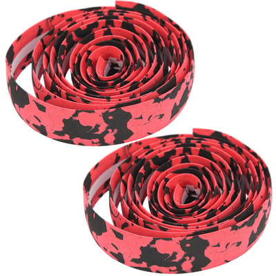 ZTTO Mountainbike Zachte Stuurlinten Fiets Antislip Handvat Grips Wraps met Stuureindpluggen(Zwart