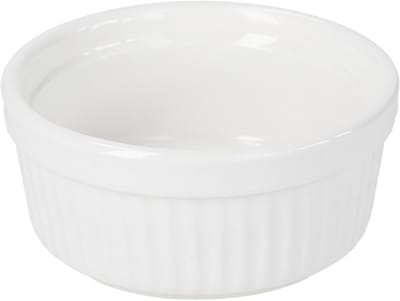 4-delig set BIANCA schalen wit met zwarte metalen standaard – 90423