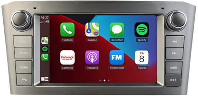 Carplay autoradio voor Toyota Avensis | 2002 t/m 2008 | Android 14 | Draadloos Apple Carplay & Android auto | 2GB + 32GB | 8-Core | Cartronix | 2025 model | 2002 2003 2004 2005 2006 2007 2008 | Bluetooth & Wifi