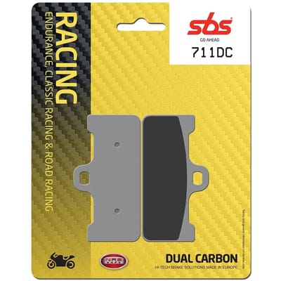 Sbs Dual Hi-tech Racing 711dc Carbon Organische Remblokken Goud