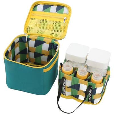 Kit d'épices d'extérieur Ensemble de récipients à assaisonnements pour barbecue portables Cuisine Camping Ensemble d'épices Vert