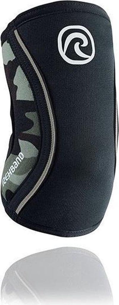 Rehband RX Elleboogbrace - 5 mm - Zwart/Camo - XS