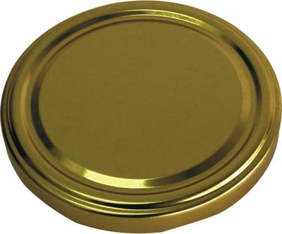 Twist-off deksel goud / 10 stuks