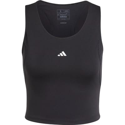Adidas Tech-fit Crop Tank Sport-top Zwart XS Vrouw