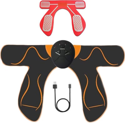 Heup Trainer - Lichaamsversteviging Apparaat - Thuis Fitness - 6 Modi 10 Niveaus - 36x20.5 cm