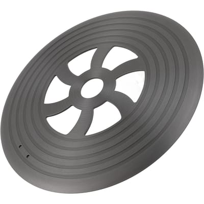 Warmtegeleidingsplaat voor Gasfornuis 9,8 Inch Aluminiumlegering Vlamgeleider Gasfornuisplaat Warmteverspreider met Verwijderbaar gray