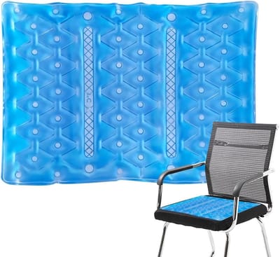 Koelmat Hond - Verkoelend Kussen Zitkussen - Hitte Verlichten - Passieve Koeling Zonder Elektriciteit - 40 x 30 cm - Blauw
