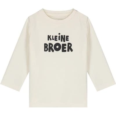 Prénatal baby shirt Dark Off-White 62 heren