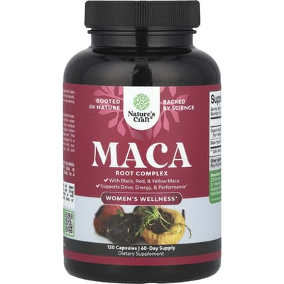 Nature's Craft, Women's Wellness, Maca Root Complex, 120 Capsules