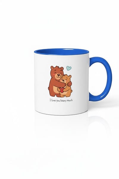 Beren Knuffel Mok "I Love You Beary Much" - Liefdevol Cadeau voor Geliefden en Familie
