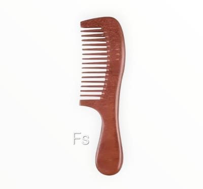 Houten kam- Grove Kam van Sandelhout – Luxe Houten Kam voor Alle Haartypen, Waves & Pruiken – Antistatisch & Natuurlijk – Hoofdmassage Kam- Frazimashop