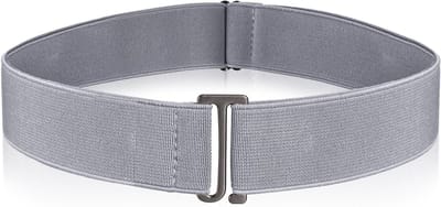 Verstelbare Dames Elastische Riem met Platte Gesp - Onzichtbare Tailleband voor Jeans, Jurken en Broeken