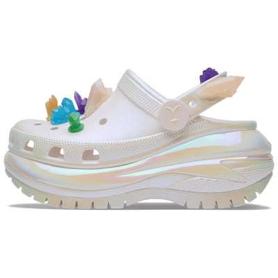 Crocs Mega Crush Clog EVA Comfortabele Veelzijdige Klompen Unisex Klompen Beige 209516-90H 38-39 white