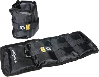 Sporttrend 24® Gewichtsmanchetten 0,5 kg, 0,75 kg, 1 kg, 1,5 kg, 2 kg, 2,5 kg, 3,5 kg, 4,5 kg, 5 kg in een set van 2. Maximale grip door sterke klittenbandsluiting, voetgewichten, armgewichten