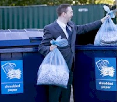 Shredderzakken - Afvalzakken - Afval Opvangen - Versterkte Bodem - 100 Stuks - Transparant