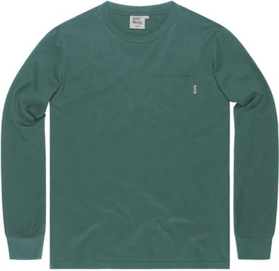 Vintage Industries Longsleeve Grant Pocket T-Shirt Long Sleeve Ocean Blue-M