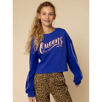 Looxs Revolution 2532-5341 Truien & Vesten Meisjes - Sweater - Hoodie - Vest- Blauw - Maat 128